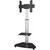 Techly Floor Stand with Shelf Trolley TV LCD/LED/Plasma 37-70" Silver