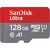 Sandisk memory card microSDXC 128GB Ultra A1+ adapter