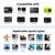 Набор аксессуаров Fusion 180 в 1 для экшн-камер / GoPro / HERO9 / Xiaomi YI / EKEN / OSMO / MountDog (EVA CASE) V2