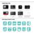 Набор аксессуаров Fusion 50 в 1 для экшн-камер / GoPro / HERO9 / Xiaomi YI / EKEN / OSMO / MountDog (EVA CASE) V2