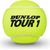 Tennis balls Dunlop TOUR PERFORMANCE UpperMid 4-tube