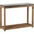 Полка SANDSTONE 95,5x34,5xH75см, полки: фиброцемент, цвет: серый, деревянная рама из акации