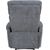 Recliner armchair BARCLAY recliner, grey