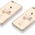 X-Fitted Aizmugurējais Plastikata Apvalks ar Swarovski Kristāliem Priekš Apple iPhone 6 / 6S Zelts / Taurenis