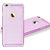 X-Fitted Пластиковый чехол для Apple iPhone  6 / 6S Розовый / Полная Зебра