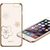 X-Fitted Aizmugurējais Plastikata Apvalks ar Swarovski Kristāliem Priekš Apple iPhone 6 / 6S Zelts / Atplaukst