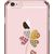 X-Fitted Пластиковый чехол С Кристалами Swarovski для Apple iPhone  6 / 6S Роза золото /  Удачливый Клевер