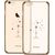 X-Fitted Aizmugurējais Plastikata Apvalks ar Swarovski Kristāliem Priekš Apple iPhone 6 / 6S Zelts / Zvaigžņu Debess