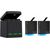 Telesin 3-slot charger box for GoPro Hero 8 + 2 batteries (GP-BNC-801)
