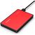 Hard drive external enclosure Orico SSD/HDD 2.5" SATA III (red)