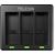 Telesin 3-slot charger for GoPro Hero 9 / Hero 10 + 2 batteries (GP-BTR-903-B)
