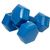 Hanteļu komplekts EB FIT 2x4kg zils 1027043(Trausls materiāls, vizuāli skrāpējumi)