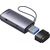 Baseus Lite Series SD/TF memory card reader, USB (gray)