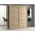Top E Shop Topeshop IGA 160 SON B KPL bedroom wardrobe/closet 7 shelves 2 door(s) Sonoma oak