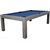 Pool Table / Dining Table, Rasson Penelope II, Silver Mist, incl. table cover