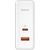 Baseus GaN5 Pro USB-C + USB wall charger, 100W  + 1m cable (white)