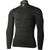 Mico Man Long Sleeves Mock Neck Shirt Extra Dry / Melna / M / L