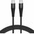 Savio CL-159 USB cable 1 m USB 2.0 USB C - USB C Black