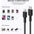 AUKEY CB-CL03 USB cable Quick Charge USB C-Lightning | 2m | Black