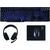 Rebeltec SHERMAN keyboard, mouse, pad, headphones for gamers combo