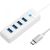 Orico Hub Adapter USB-C to 4x USB 3.0, 5 Gbps, 0.15m (White)