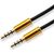 Sbox AUX Cable 3.5mm to 3.5mm golden kiwi gold 3535-1.5G