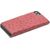 Tellur Book case Ostrich Genuine Leather for iPhone 7 red