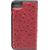 Tellur Book case Ostrich Genuine Leather for iPhone 7 red