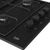 Beko HIBG64120SB hob Black Built-in 60 cm Gas 4 zone(s)