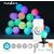 Nedis Smart LED lighting string, 230Vac, 10m, 20 x Ø50mm LED, RGB+, Wi-Fi, SmartLife Декоративное освещение 