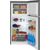 Amica FD2015.4X fridge-freezer Freestanding Stainless steel