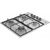 Beko HIBG64120SX hob Stainless steel Built-in 60 cm Gas 4 zone(s)