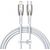 USB-C cable for Lightning Baseus Glimmer Series, 20W, 1m (White)