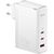 Baseus GaN5 Pro wall charger 2xUSB-C + USB, 140W (white)