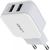 Wall charger LDNIO A2202, 2x USB, 12W (white)