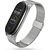 Tech-Protect watch strap MilaneseBand Xiaomi Mi Band 7, silver