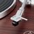 Audio Technica Manual Belt-Drive Turntable, RCA, Wood Base AT-LPW50BT