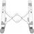 Orico PFB-A2-SV-BP laptop stand, adjustable (silver)
