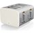 Swan ST14620WHTN toaster 4 slice(s) Stainless steel,White 1500 W