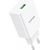 Vipfan E03 wall charger, 1x USB, 18W, QC 3.0 + Micro USB cable (white)