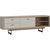 TV galds RIVERO 189x40xH65cm, ozols/pelēks