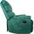 Atpūtas krēsls GUSTAV ar manuālu mehānismu, zaļš samts