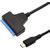 Gembird USB 3.0 Type-C male to SATA 2.5 drive adapter USB cable 0.2 m 2.0 USB C Black