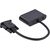 Gembird A-VGA-HDMI-02 video cable adapter 0.15 m HDMI + VGA (D-Sub) VGA (D-Sub) Black
