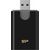 Silicon Power memory card reader Combo USB 3.2, black