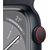 Apple Watch Series 8 Smartwatch (midnight, 45mm, Aluminium, Sport Band) MNK43FD/A