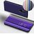 Mocco Clear View Cover Case Чехол Книжка для телефона Samsung A205 Galaxy A20 Фиолетовый