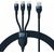 3in1 USB cable Baseus USB 3in1 Baseus Flash Series,  USB-C + Micro + Lightning 66W, 1.2m (blue)