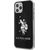 3MK U.S. Polo USHCP12MTPUHRBK Big Horse Cover Aizsargapvalks Apple iPhone 12 / 12 Pro Melns