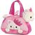 AURORA Fancy Pals Плюш - Кошка-принцесса в розовой сумке, 20 см